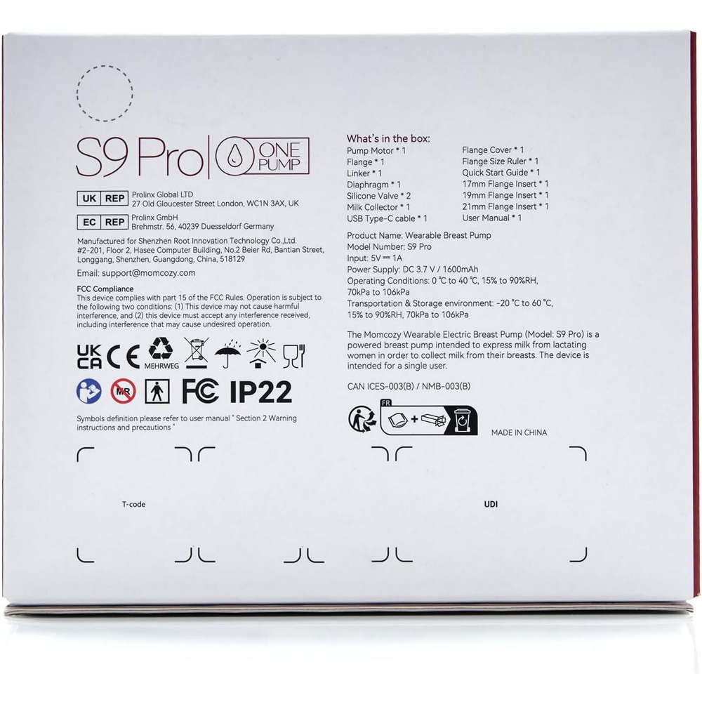 Momcozy Breast Pump S9 Pro Single Grey