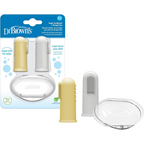 Dr. Brown's Dr. Browns Silicone Finger Toothbrush With Case - 2 Pack