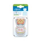 Dr. Brown's Prevent Printed Shield Stage 1 Soother - Pack of 2