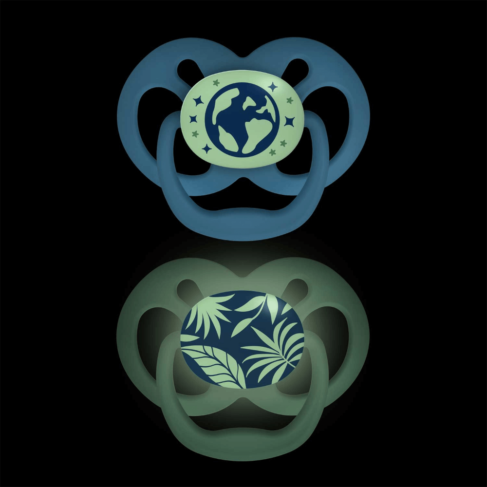 Dr. Brown's Advantage Stage 2 Glow in the Dark Pacifier (Pack of 2)