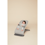Ergobaby Evolve 3-in-1 Bouncer, Adjustable Multi-Position Baby Bouncer Seat with Newborn Insert, Head to Hip Support, Ergonomic & Lightweight Rocking Chair, Folds Flat for Easy Storage, 2-13 Kgs, Birth - 2 Years with Extra Seat Cover