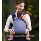 Nuna Cudl Clik Baby Carrier-4 Carry Positions-Innovative Leg Openings-For 0 to 3Y (Upto 16Kg) - Caviar