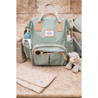 Beaba Wellington Diaper Bag – Stylish Backpack for Moms & Dads – Large Capacity Baby Bag with Changing Mat, Insulated Bottle Holder, Multiple Pockets, Durable, Water-Resistant – Travel & Everyday Use
