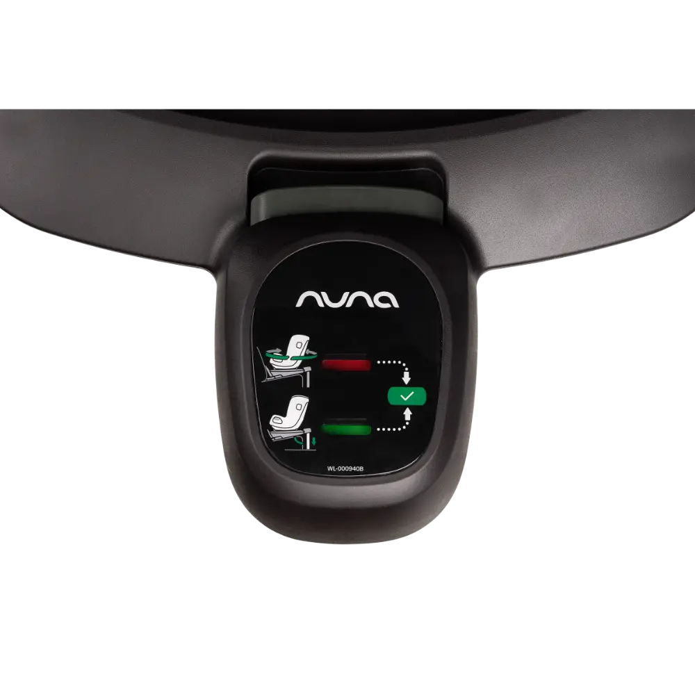 Nuna PRUU Aire Infant Car Seat|Convertible (Forward & Rear Facing)|360 Degrees Rotation with Base|Retractabe Sun Canopy|Moisture Absorbing Airy Mesh|5 Positions Recline In Both Mode|For 0 to 4Y|Upto 19 Kg - Caviar