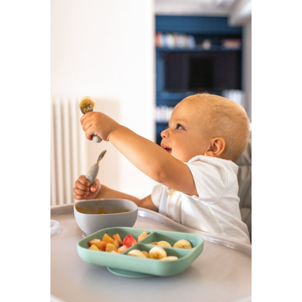 Beaba Set of 2 Stainless Steel Pre-Cutlery Set