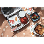 Beaba Snack Box - Easy-to-Open Lids, Stackable, Lightweight, Leak-Resistant, Ideal for Kids Lunches & Snacks Containers and Microwave Safe, Travel Friendly, Set of 3, (500ml, 350ml, 230ml), Multicolor
