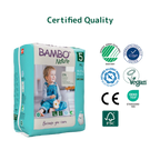 Bambo Nature Premium Baby Pants Diapers for Babies, XL Size (11-17 Kgs), Super Absorbent, Breathable, Extra Soft, Dermatologically Tested, Hypoallergenic Infant Nappies With Wetness Indicator