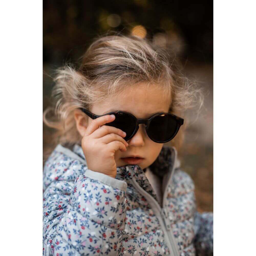Beaba Kids Sunglasses - 9 months-4 years, Unbreakable Sunglasses for Kids, 100% UV Protection,Category 3 Sun Lens, Optimal Comfort, 360° Adjustable Ear Tips with Side Shields, 2-4 Years, Tortoise Shell
