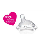 Chicco Teat Natural Feeling 2M+ - Medium Flow