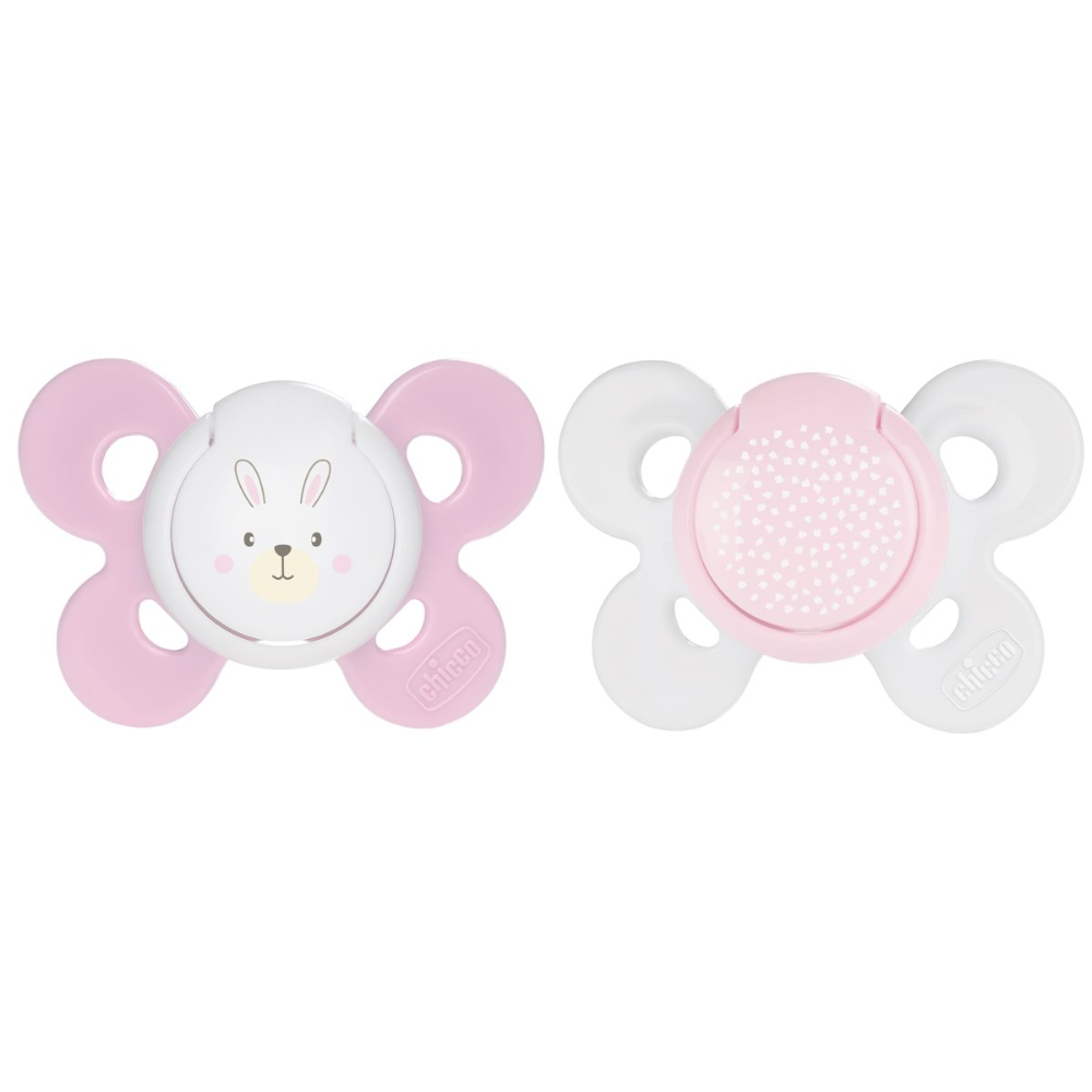 Chicco Soother Physio Comfort Pink Sil (2 - 6 months) 1Pc