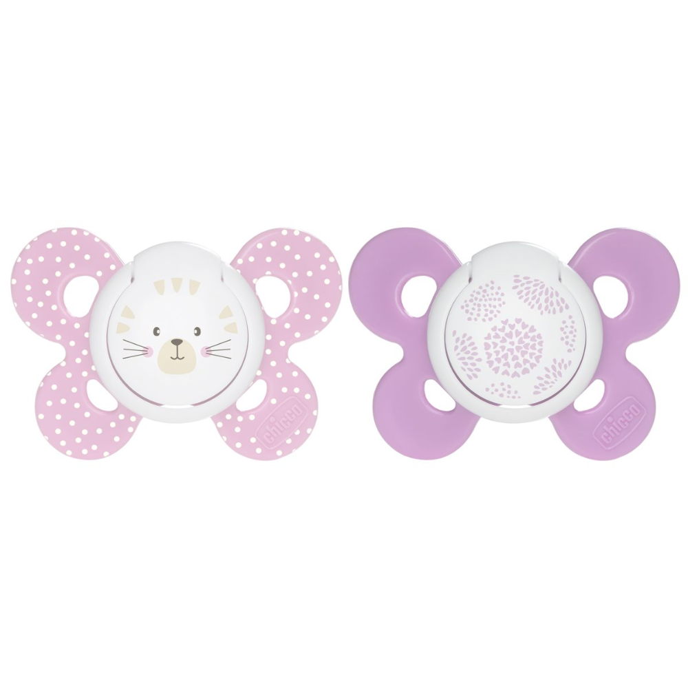 Chicco Soother Physio Comfort Pink Sil 6 - 12 months 1Pc