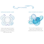 Chicco Soother Physio Comfort Blue Sil 6 - 12 months 1Pc