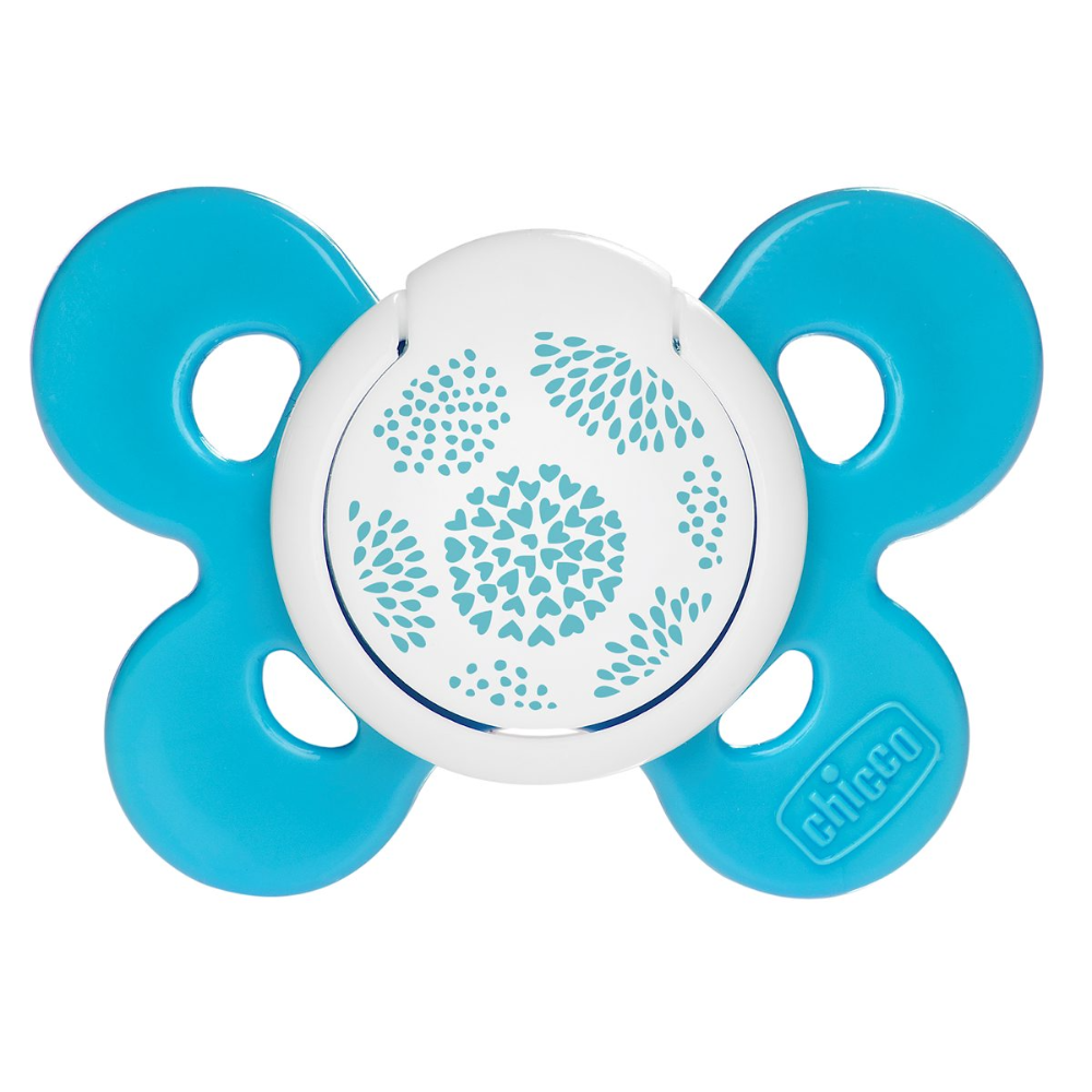 Chicco Soother Physio Comfort Blue Sil 6 - 12 months 1Pc