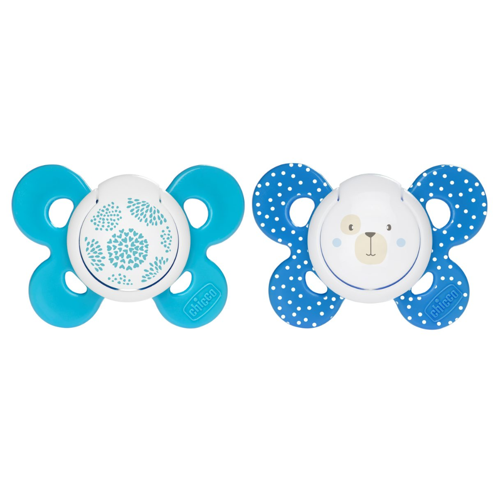 Chicco Soother Physio Comfort Blue Sil 6 - 12 months 1Pc