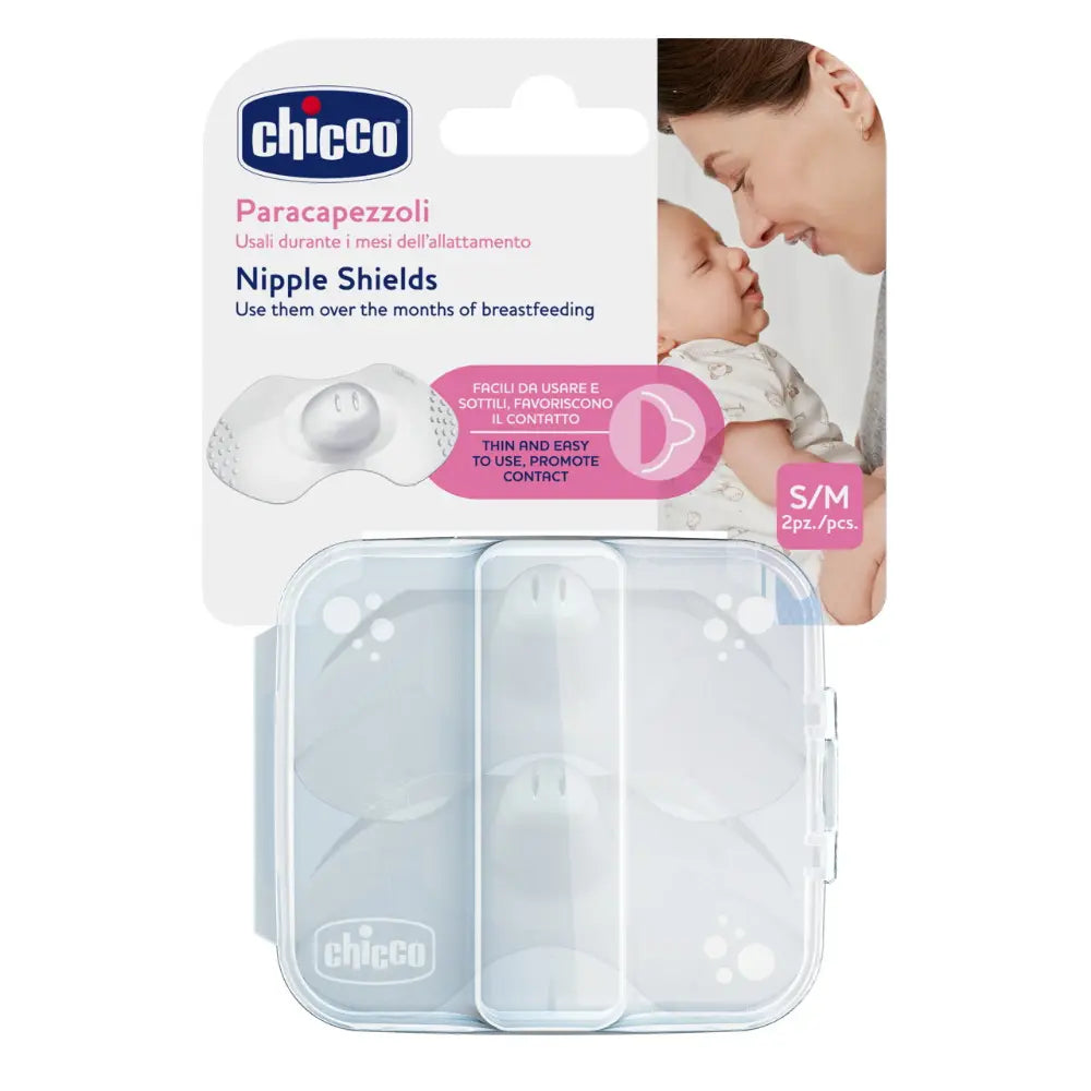 Chicco New Nipple Shields Silicone -  S-M