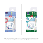 Chicco Well-Being Glass Feeding Bottle (120ml, Slow Flow) - Blue