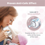 Chicco Well-Being Glass Feeding Bottle (120ml, Slow Flow) - Neutral