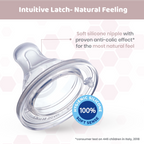 Chicco Well-Being Glass Feeding Bottle (120ml, Slow Flow) - Neutral