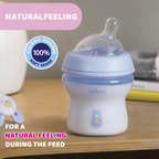 Chicco Natural Feeling Feeding Bottle 0M+ 150ml - Blue