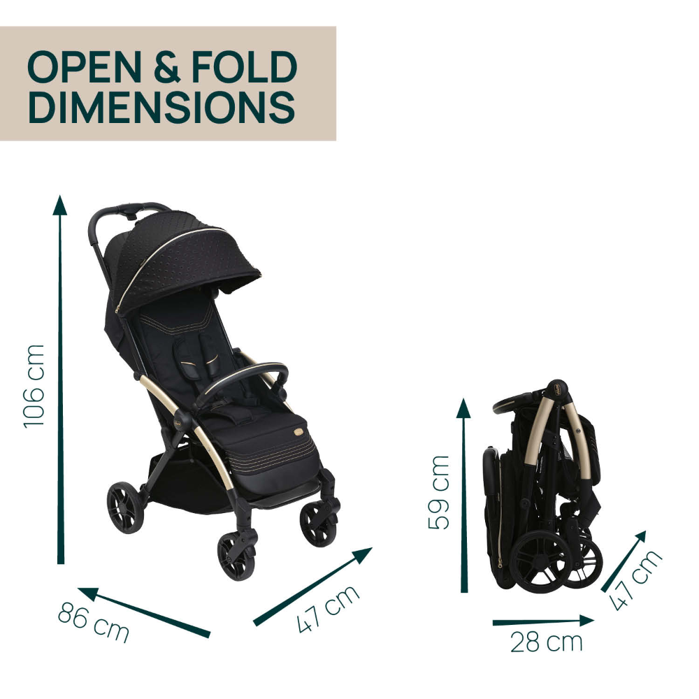 Chicco Goody Xplus Stroller - Black
