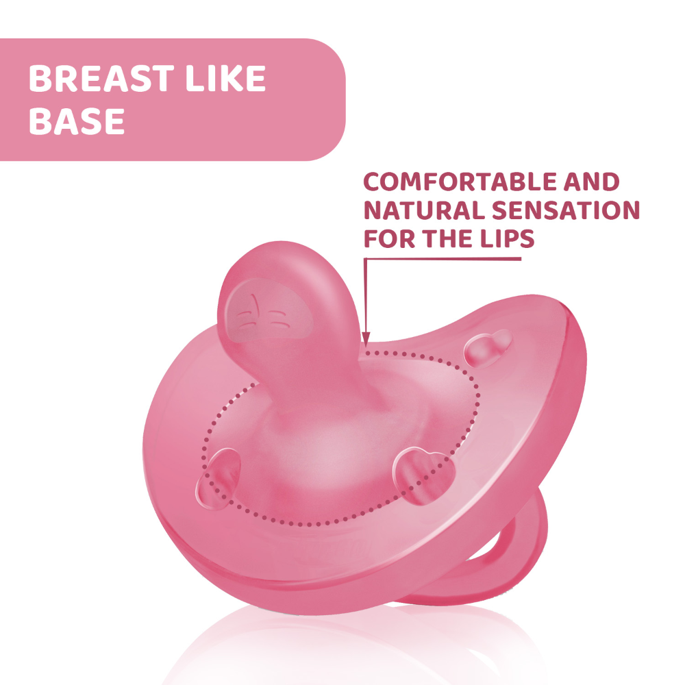 Chicco Soother Physio Soft Pink (16 - 36 months) 1Pc