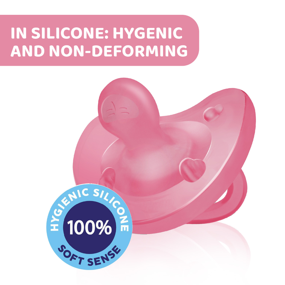Chicco Soother Physio Soft Pink (16 - 36 months) 1Pc