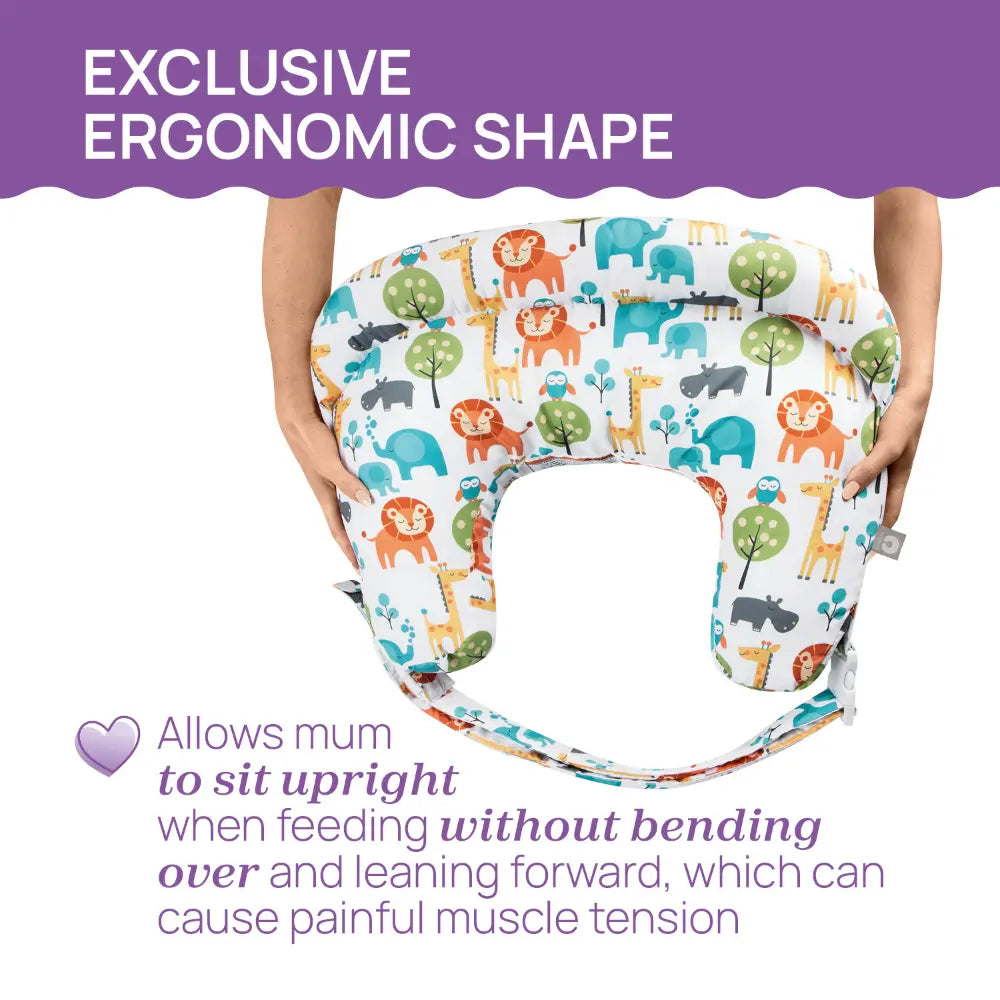 Chicco Boppy Nursing Pillow Deluxe Peaceful Jungle
