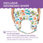 Chicco Boppy Nursing Pillow Deluxe Peaceful Jungle