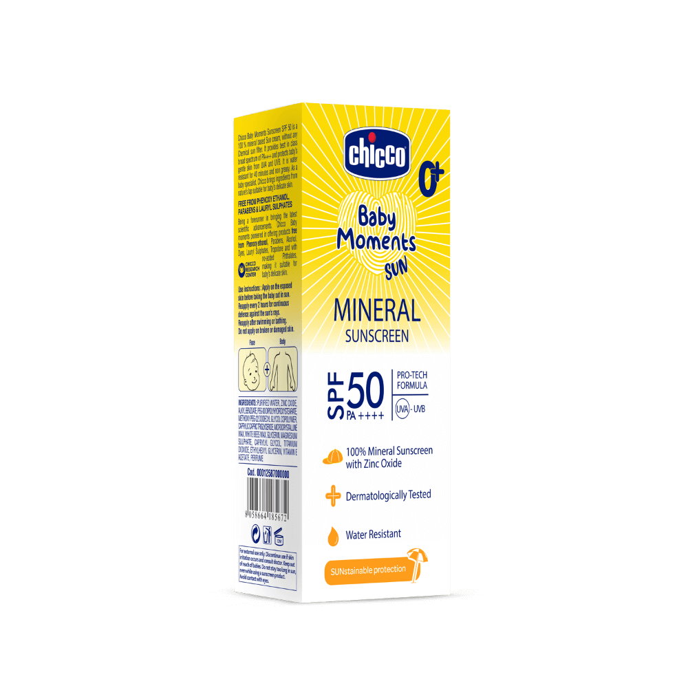 Chicco Baby Moments Mineral Sun Cream SPF 50 75G