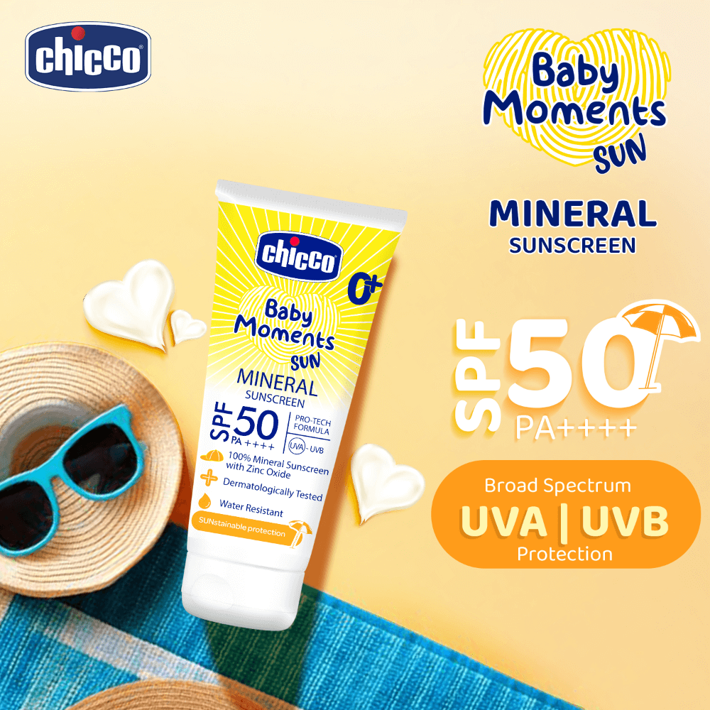 Chicco Baby Moments Mineral Sun Cream SPF 50 75G