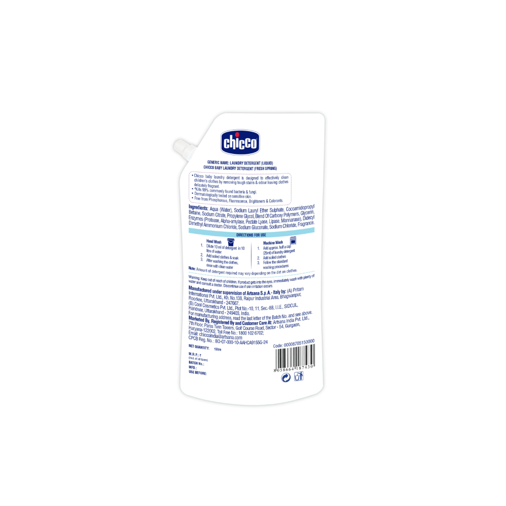 Chicco Laundry Detergent - Fresh Spring