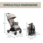 Chicco Goody Xplus Stroller - Sandshell