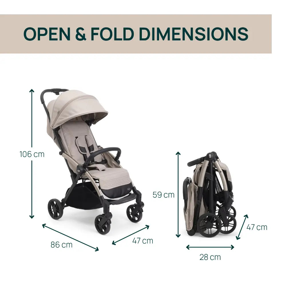 Chicco Goody Xplus Stroller - Sandshell