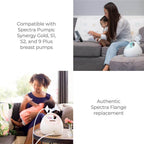 Spectra Wide Neck Breast Flange for S1, S2 Breast Pumps