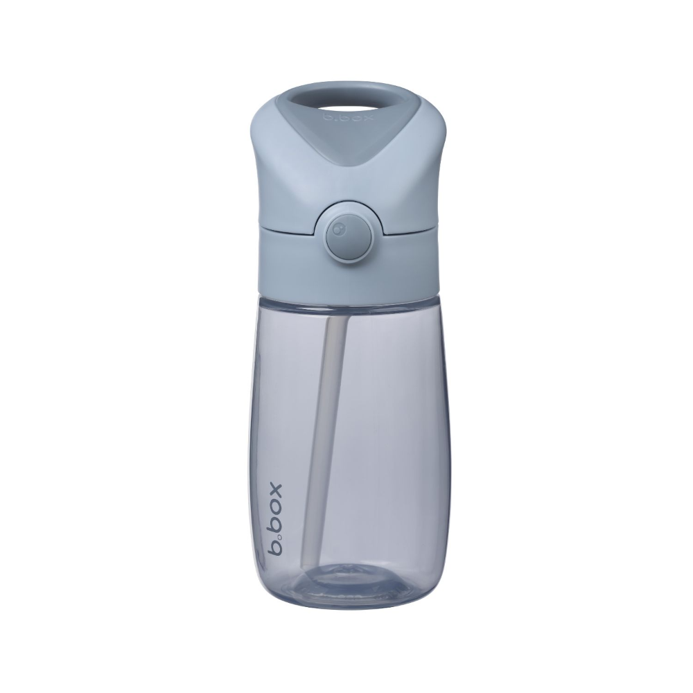 B.Box Straw Drink Bottle Junior 380mL- Leakproof & Easy Carry Bottle for Toddlers & Preschoolers - Free-Flowing