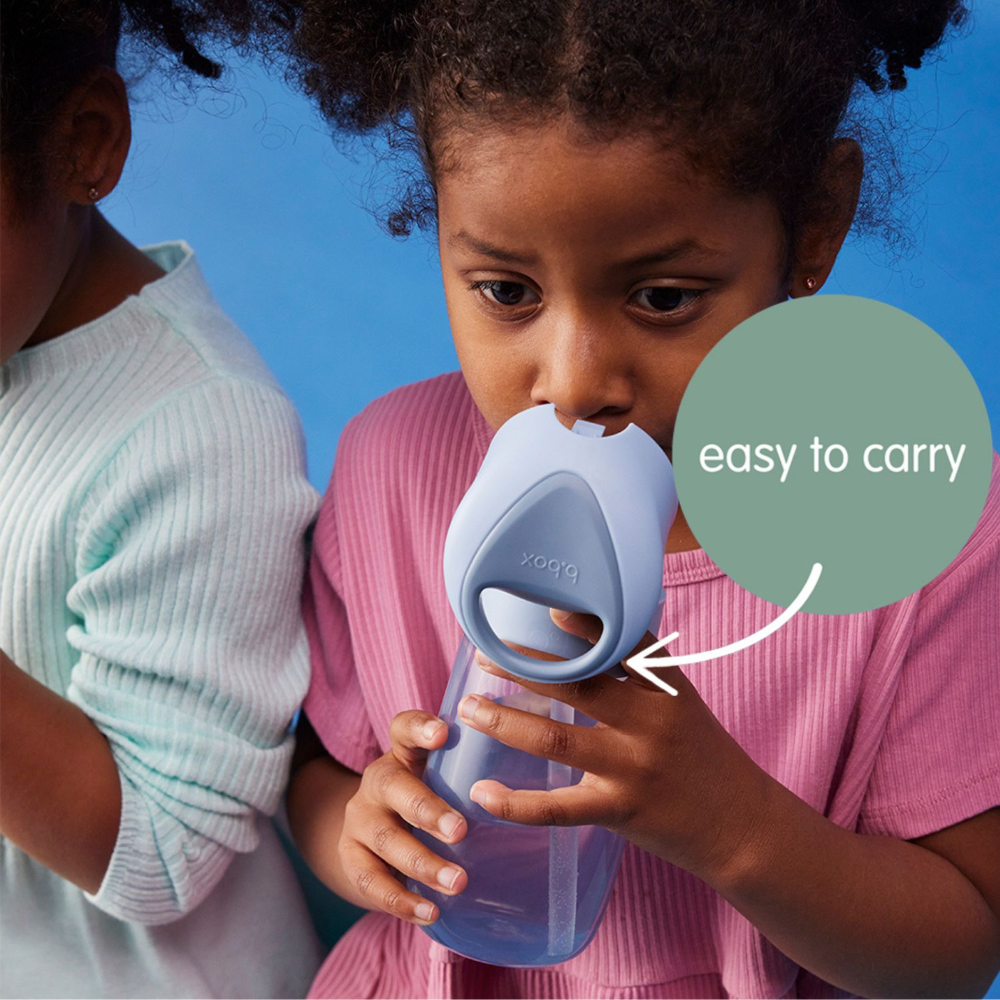 B.Box Flip Top Lid Spout Drink Bottle for kids - Leak Proof & Easy to Carry 450ml