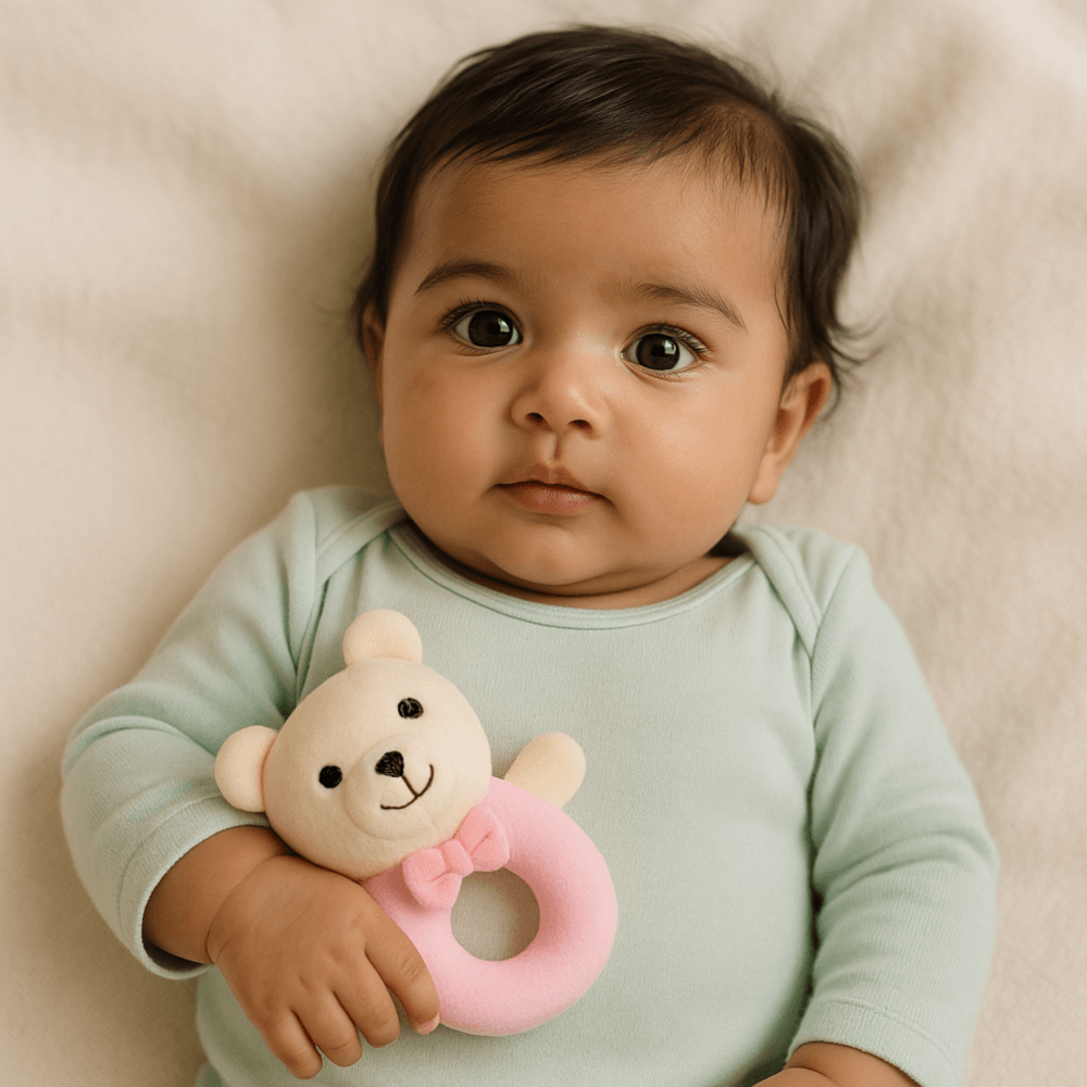 Abracadabra Ring Rattle - Bear