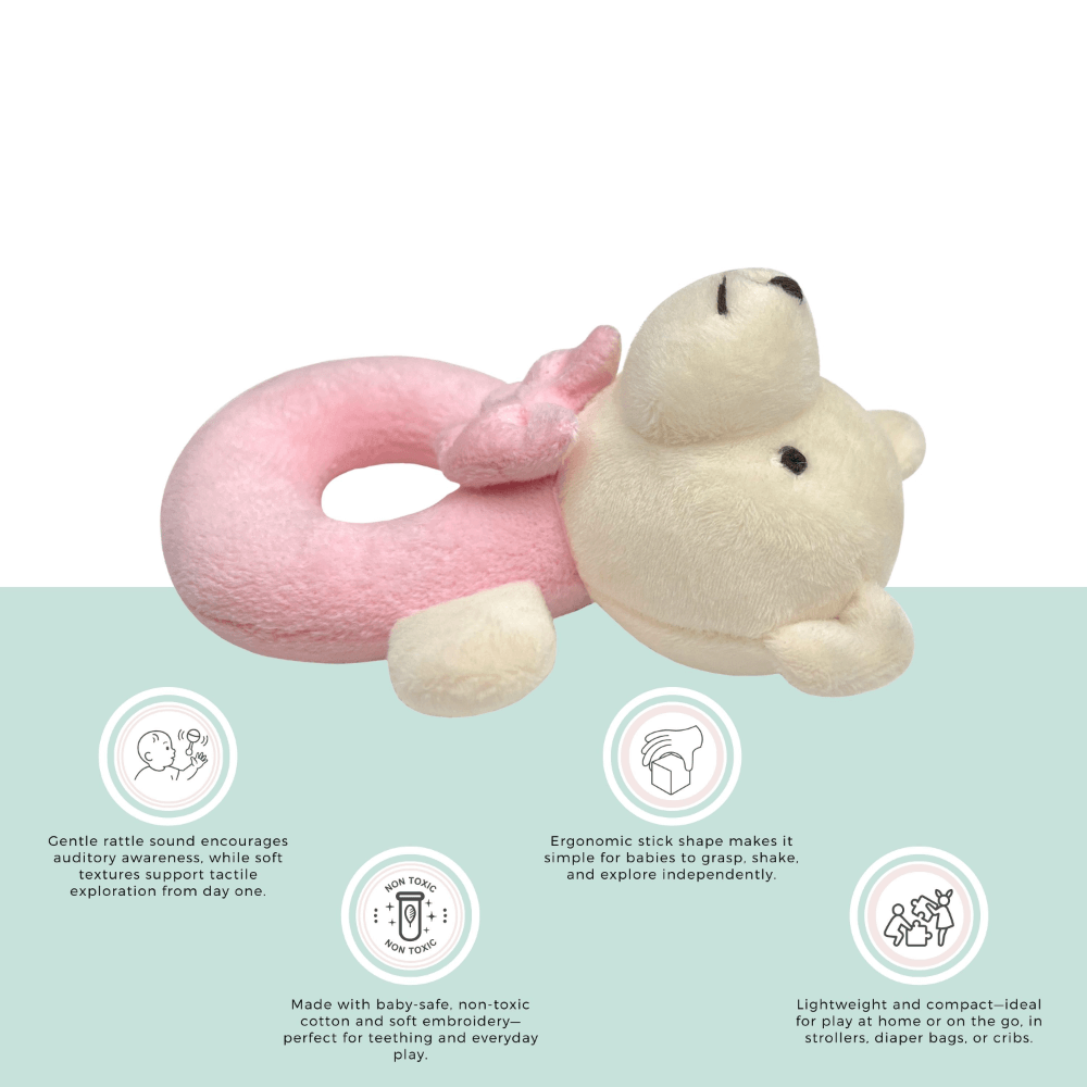 Abracadabra Ring Rattle - Bear