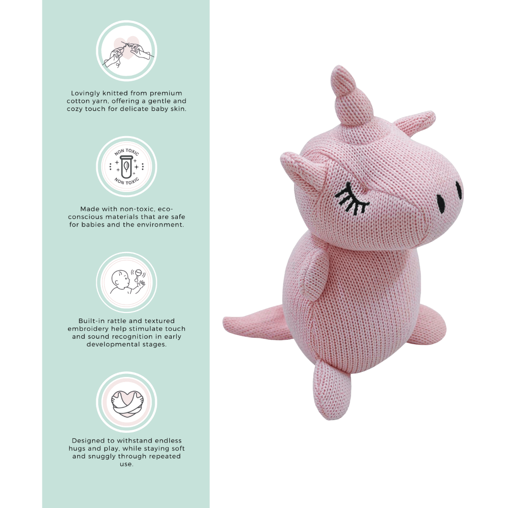 Abracadabra Luna the Unicorn Knitted Toy