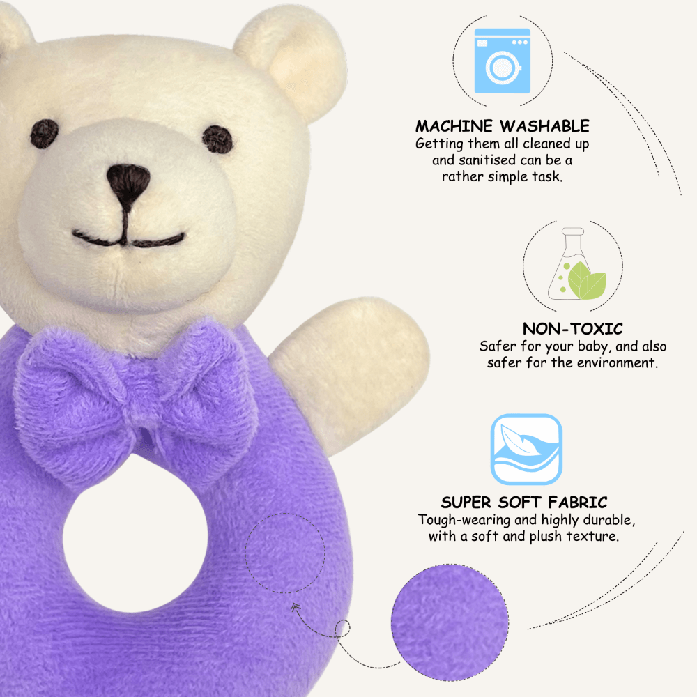 Abracadabra Ring Rattle - Bear