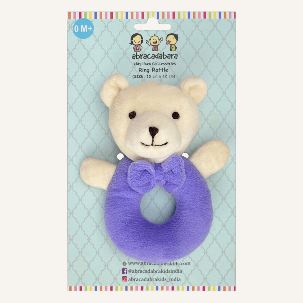 Abracadabra Ring Rattle - Bear