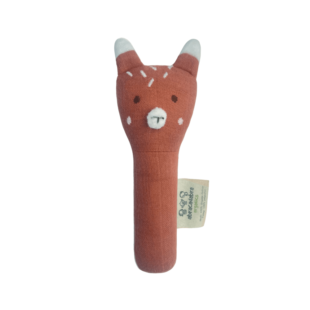 Abracadabra Organics Collectible Face Rattle