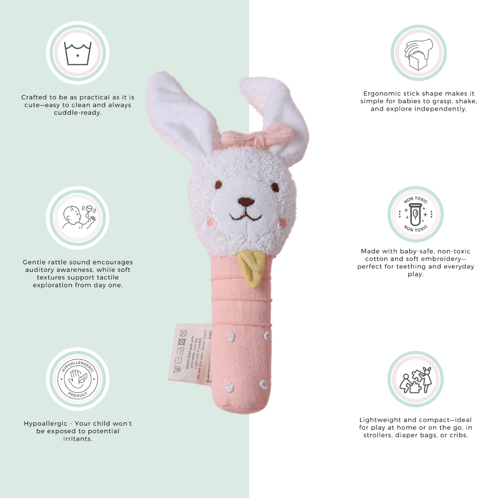 Abracadabra Hand Rattle - Bunny