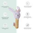 Abracadabra Hand Rattle - Bunny