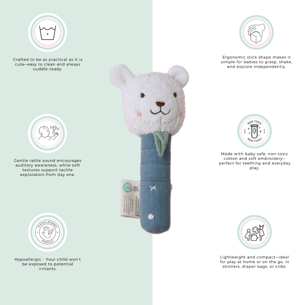 Abracadabra Hand Rattle - Bear
