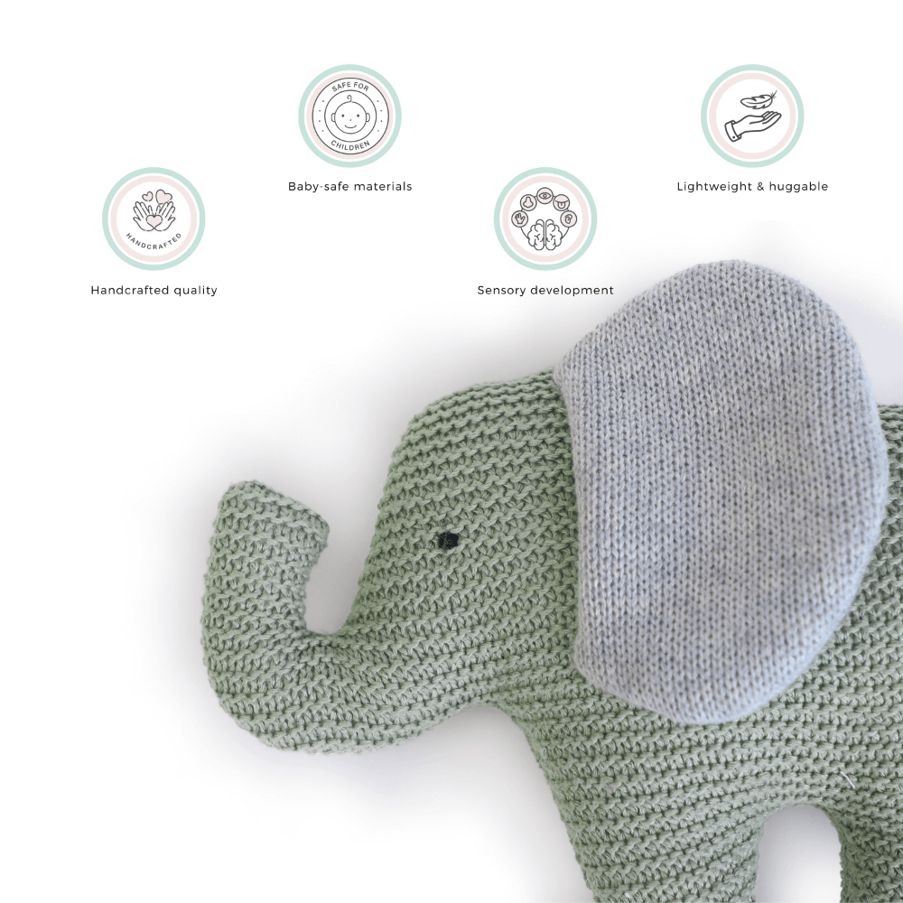 Abracadabra Eli the Elephant Knitted Toy