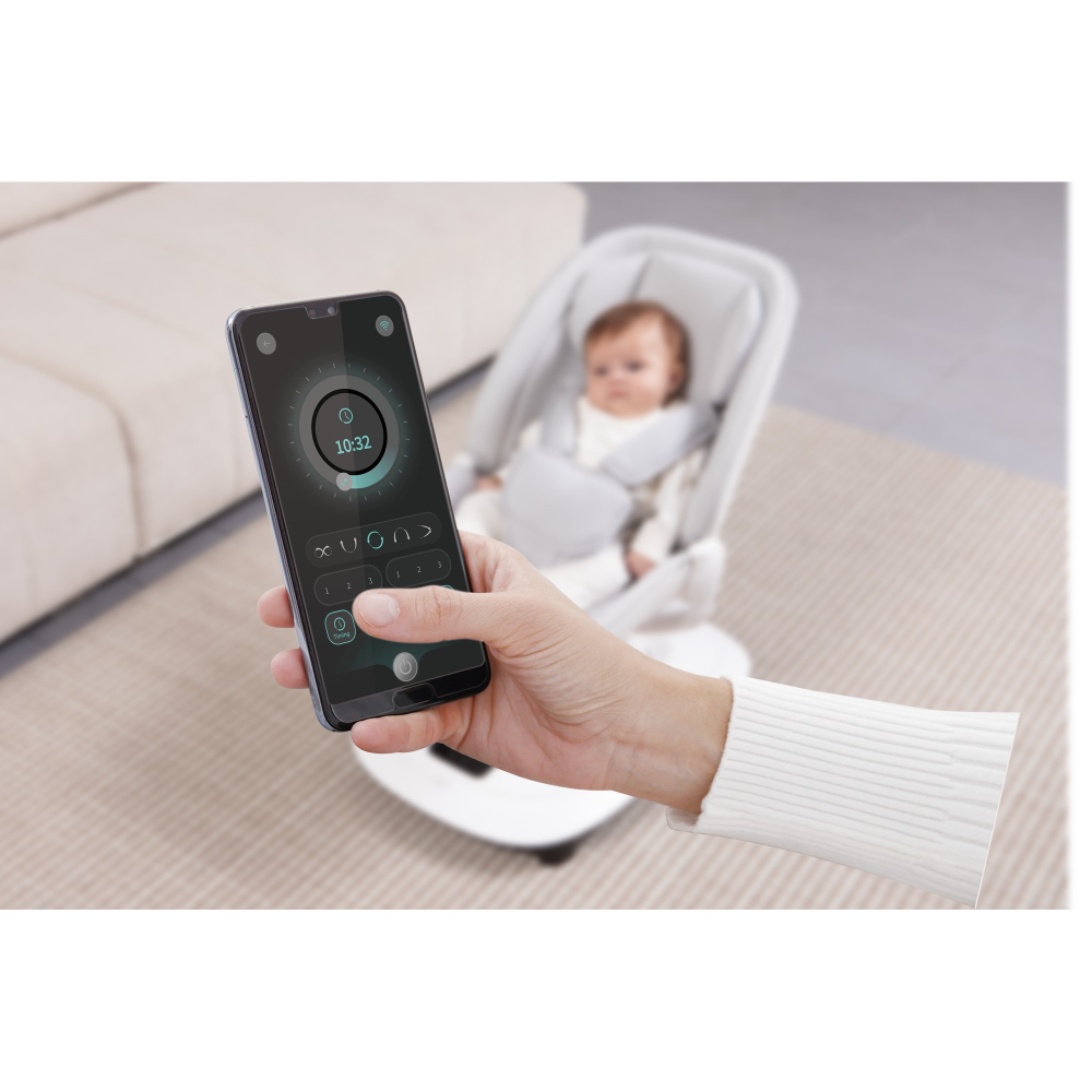 Mastela Deluxe Multi-Motion Baby Cradle Birth+ to 36M