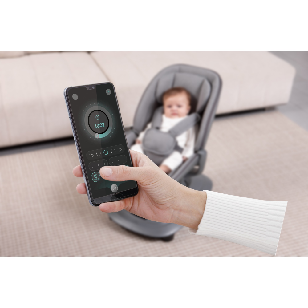 Mastela Deluxe Multi-Motion Baby Cradle Birth+ to 36M