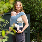 Ergobaby Embrace Newborn Baby Carrier, Soft, Cosy & Lightweight Newborn Ready Carrier, Ergonomic “M” Position, Padded Head & Neck Support, Adjustable Waistbelt & Cross Straps, 2 Carry Positions, Easy to Use, 3-11 Kgs, 0-12 Months