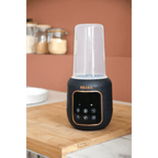 Beaba Multi Milk 5-in-1 Baby Bottle Warmer, Gentle Breast Milk Heating, Fast Steam Mode, Defrost & Baby Food Warmer with LED Display, Touch Screen & Adjustable Timer, Portable, 0m+